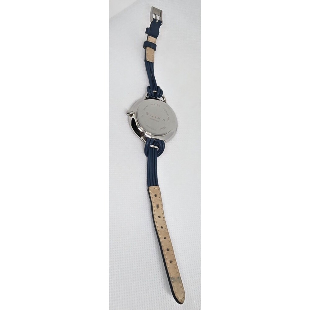 Women's ELIXA Finesse Blue Dial Multi Leather Rope Band Watch 13 - Picture 8 of 9